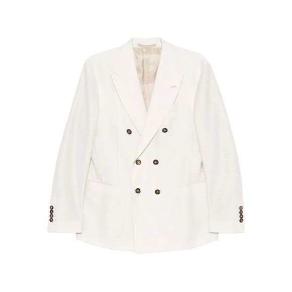 Eleventy Men Double-Breasted Buttoned Jacket